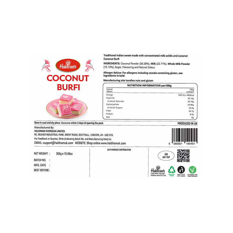 Coconut Burfi