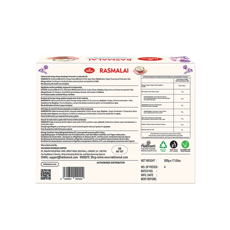 Rasmalai Plain 500g