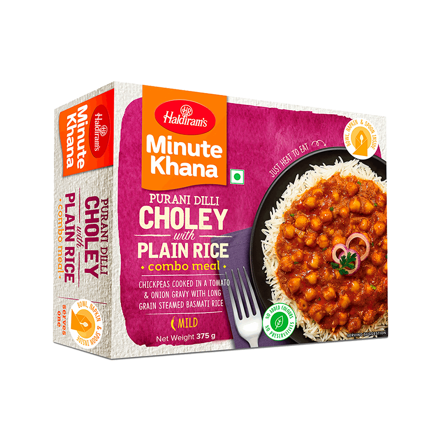Purani Dilli Choley with Plain Rice