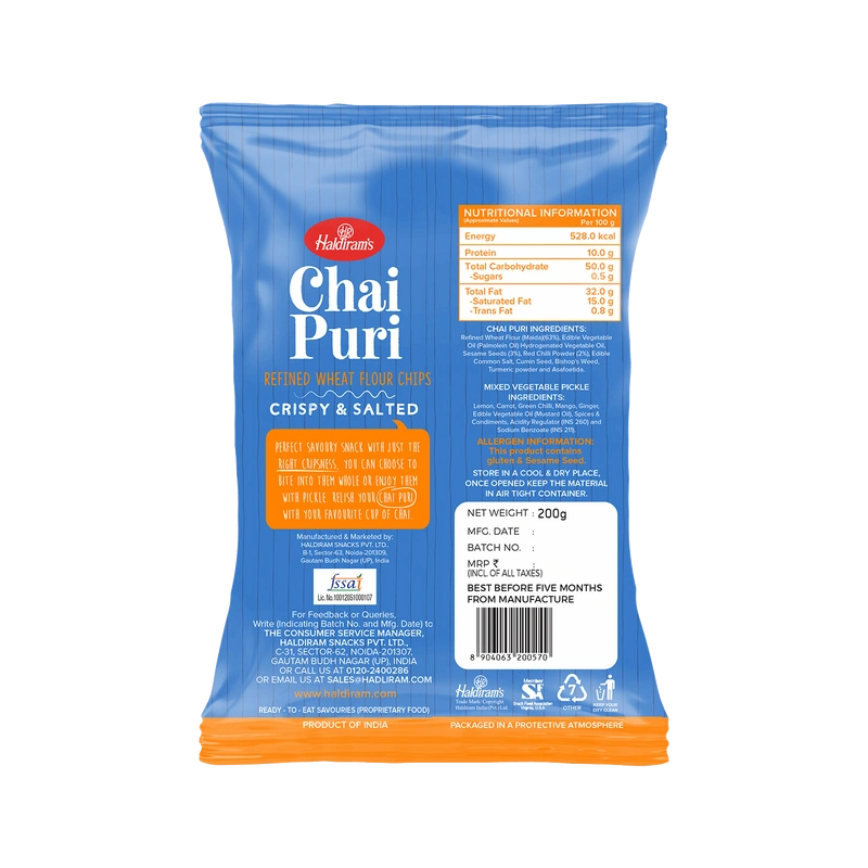 Chai Puri - Clearance