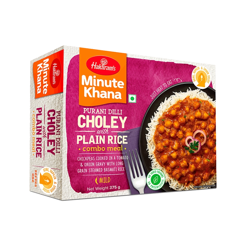 Purani Dilli Choley with Plain Rice