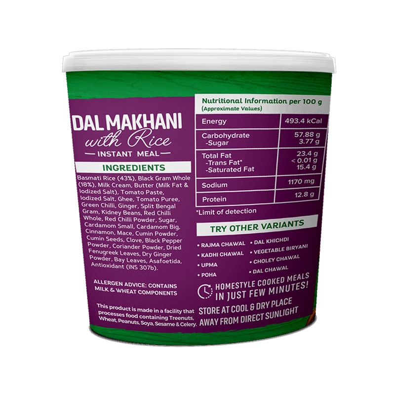 Dal Makhani with Rice
