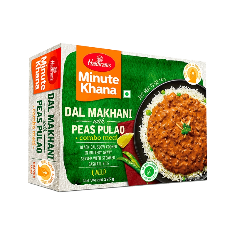 Dal Makhani with Peas Pulao