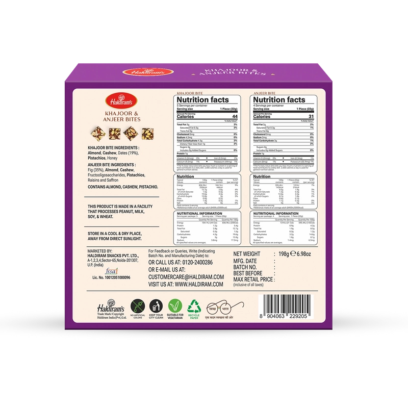 Khajoor & Anjeer Bites