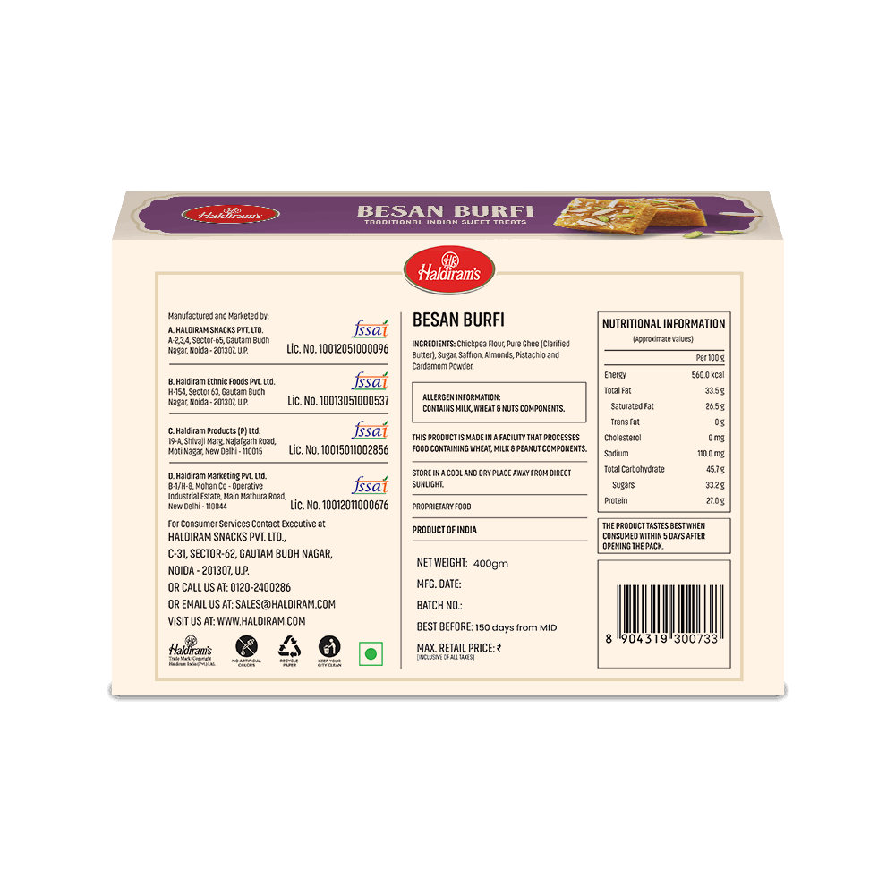 Besan Burfi